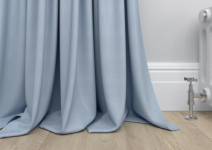Shima Faux Silk, Sky - Made to Measure Curtains - Image 6